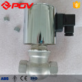 Válvula de solenoide de 1 pulgada de acero inoxidable de vapor ZQDF-25FB